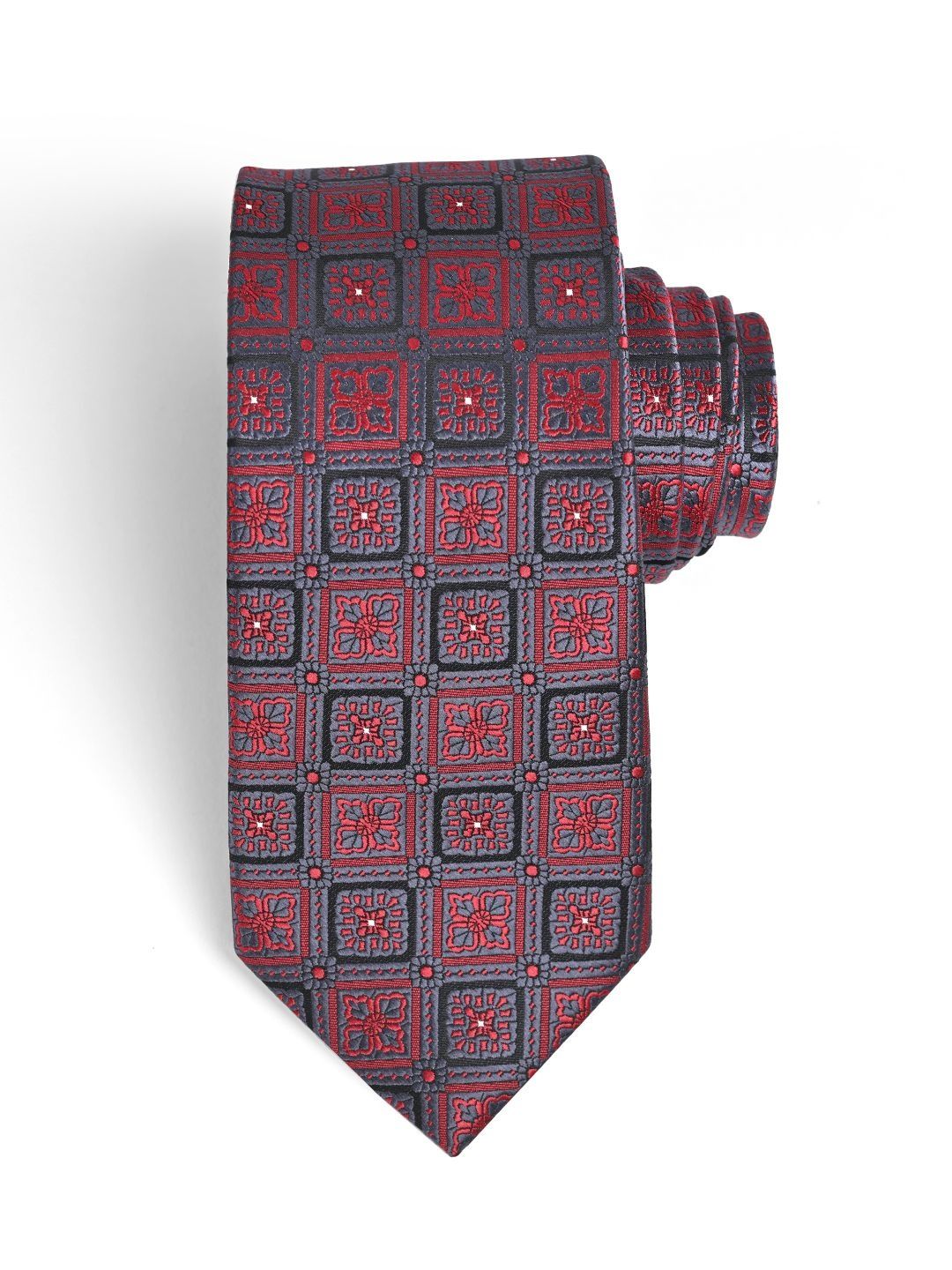 Cazzano Men Checked Skinny Tie-picture-31