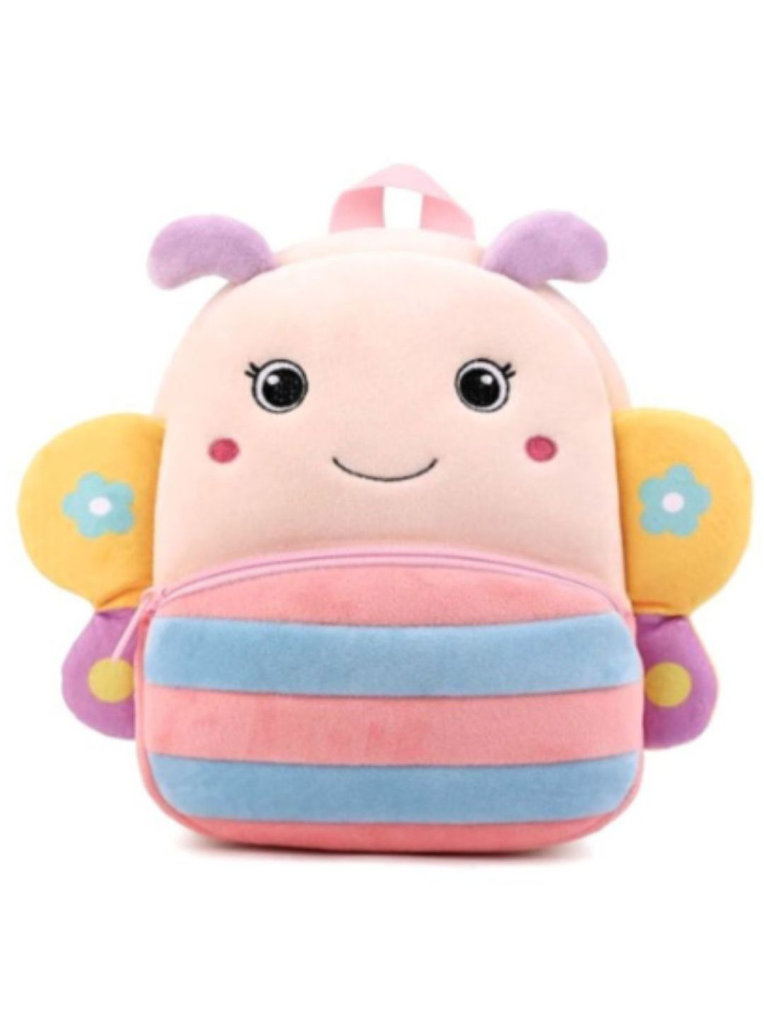 Bagveda Women Striped Applique Backpack-picture-40