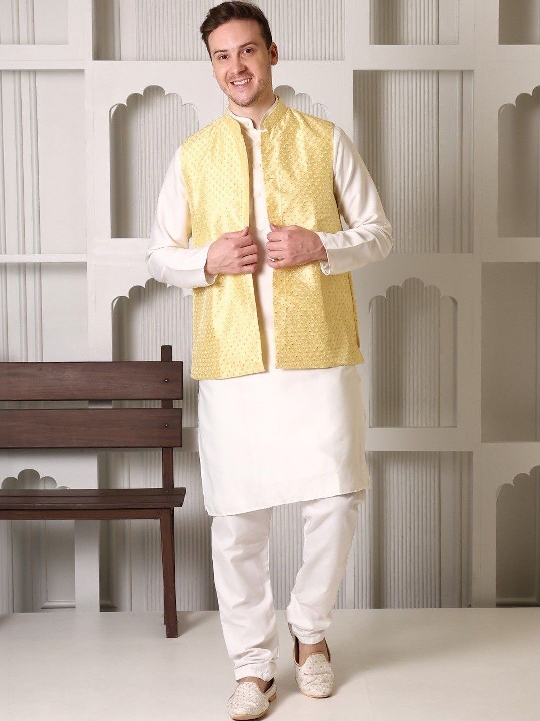 APPIX Embroidered Nehru Jackets-picture-49