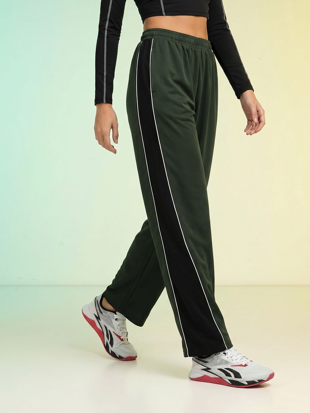 HRX by Hrithik Roshan Women Relaxed Fit Rapid-Dry Training Track Pants-picture-20