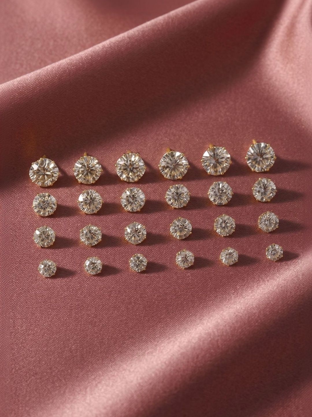 DressBerry Circular Studs Earrings-picture-54