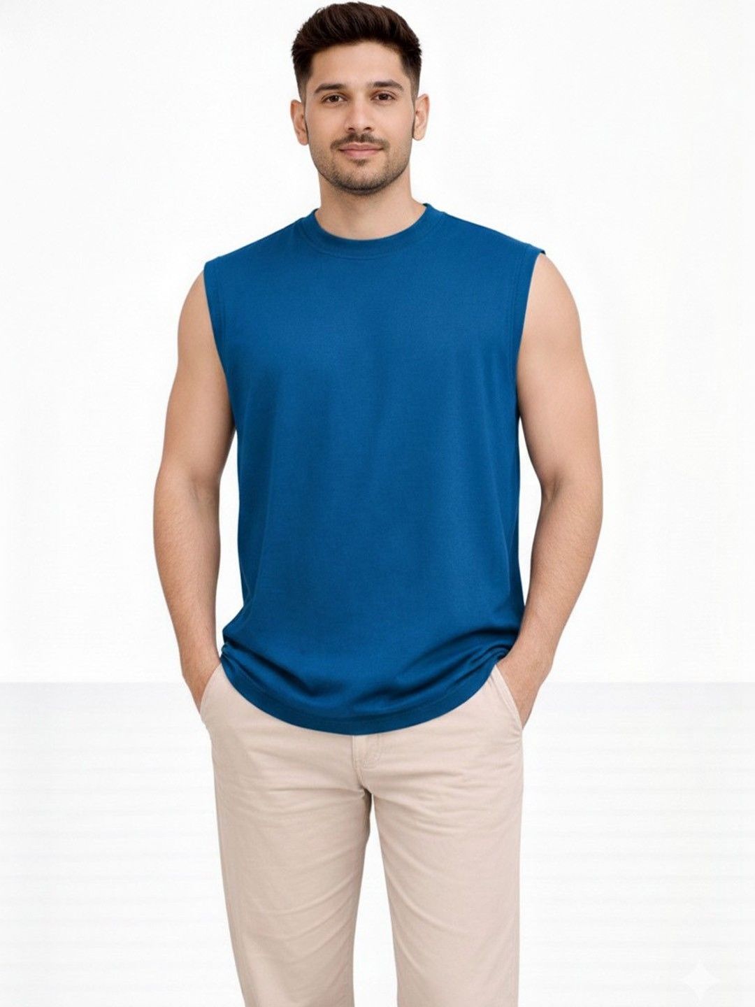 Moda Rapido Cotton Blend Gym Vest-picture-45