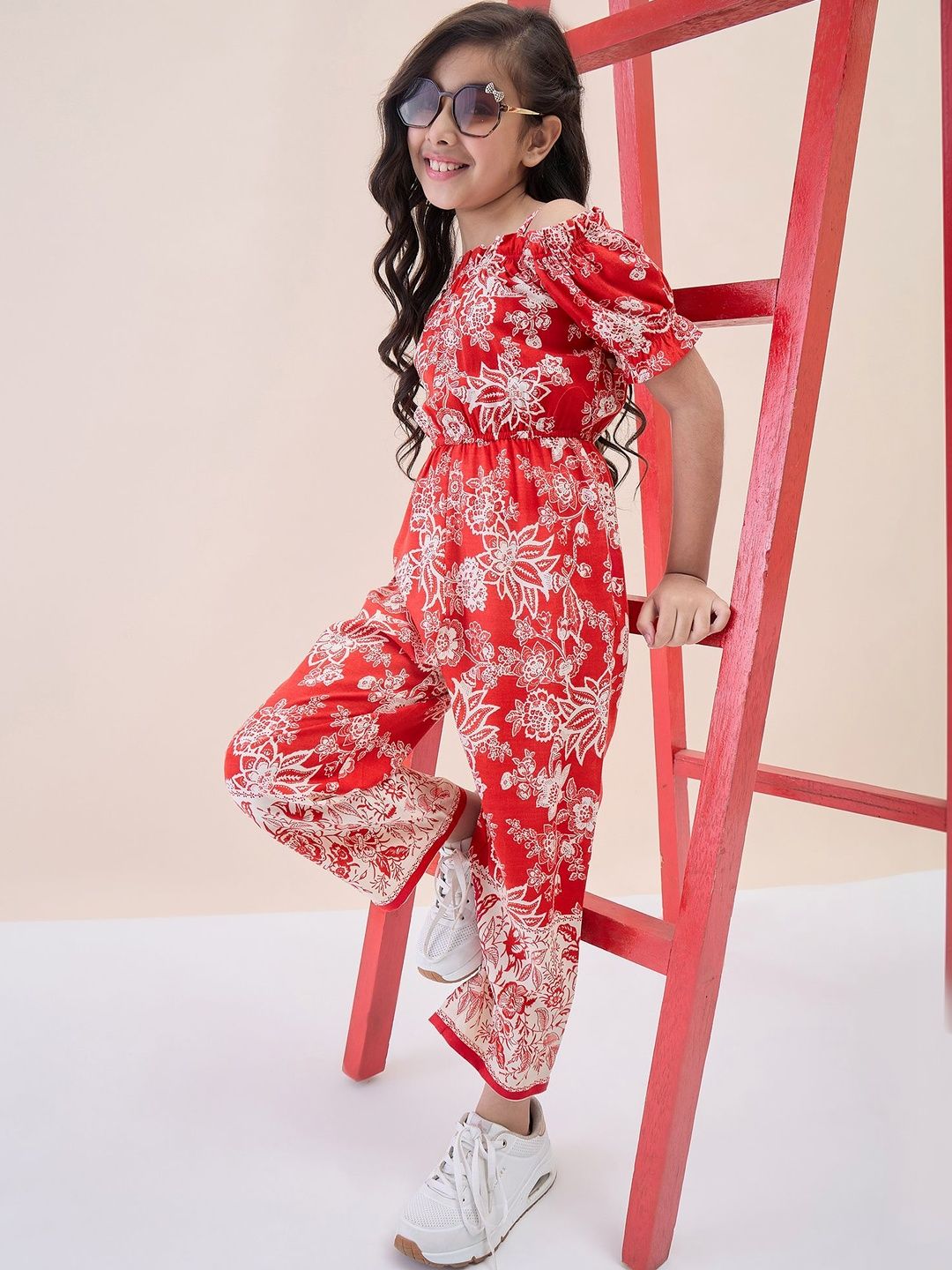 StyloBug Girls Printed Jumpsuit-picture-20