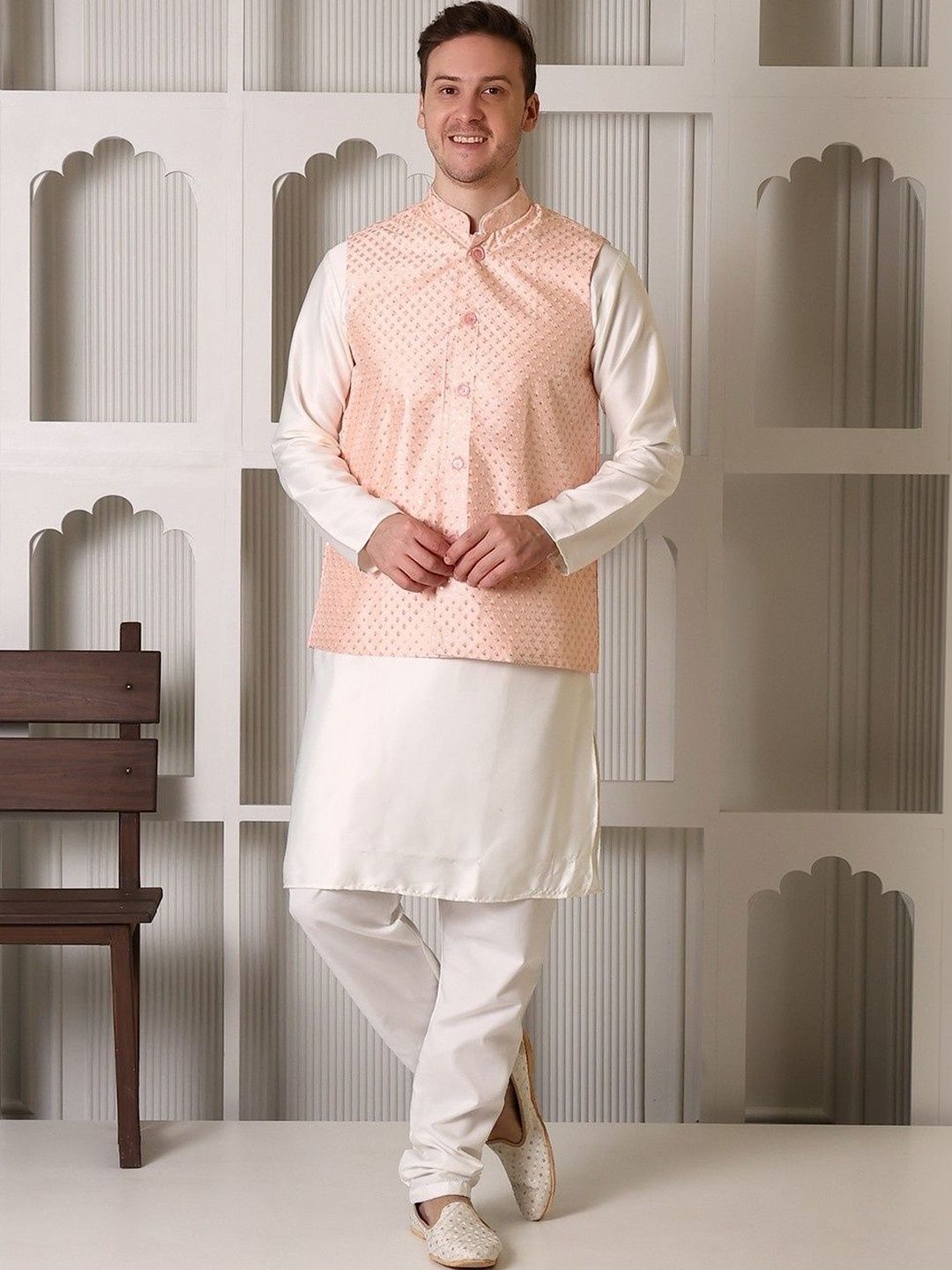 APPIX Embroidered Nehru Jackets-picture-29