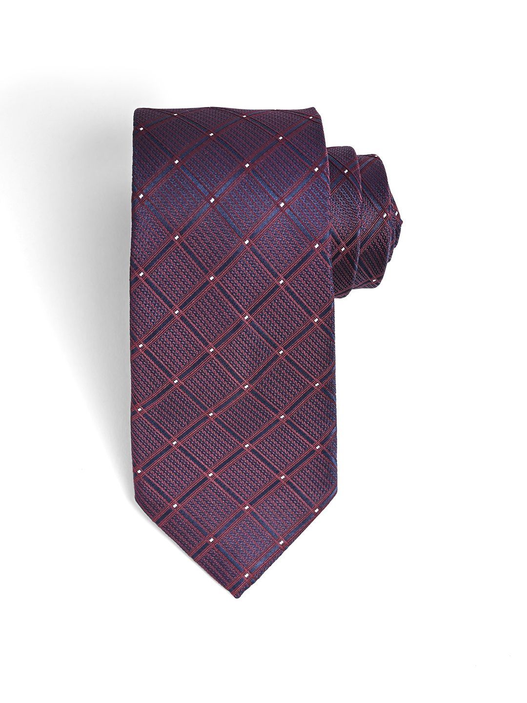 Cazzano Men Checked Skinny Tie-picture-22