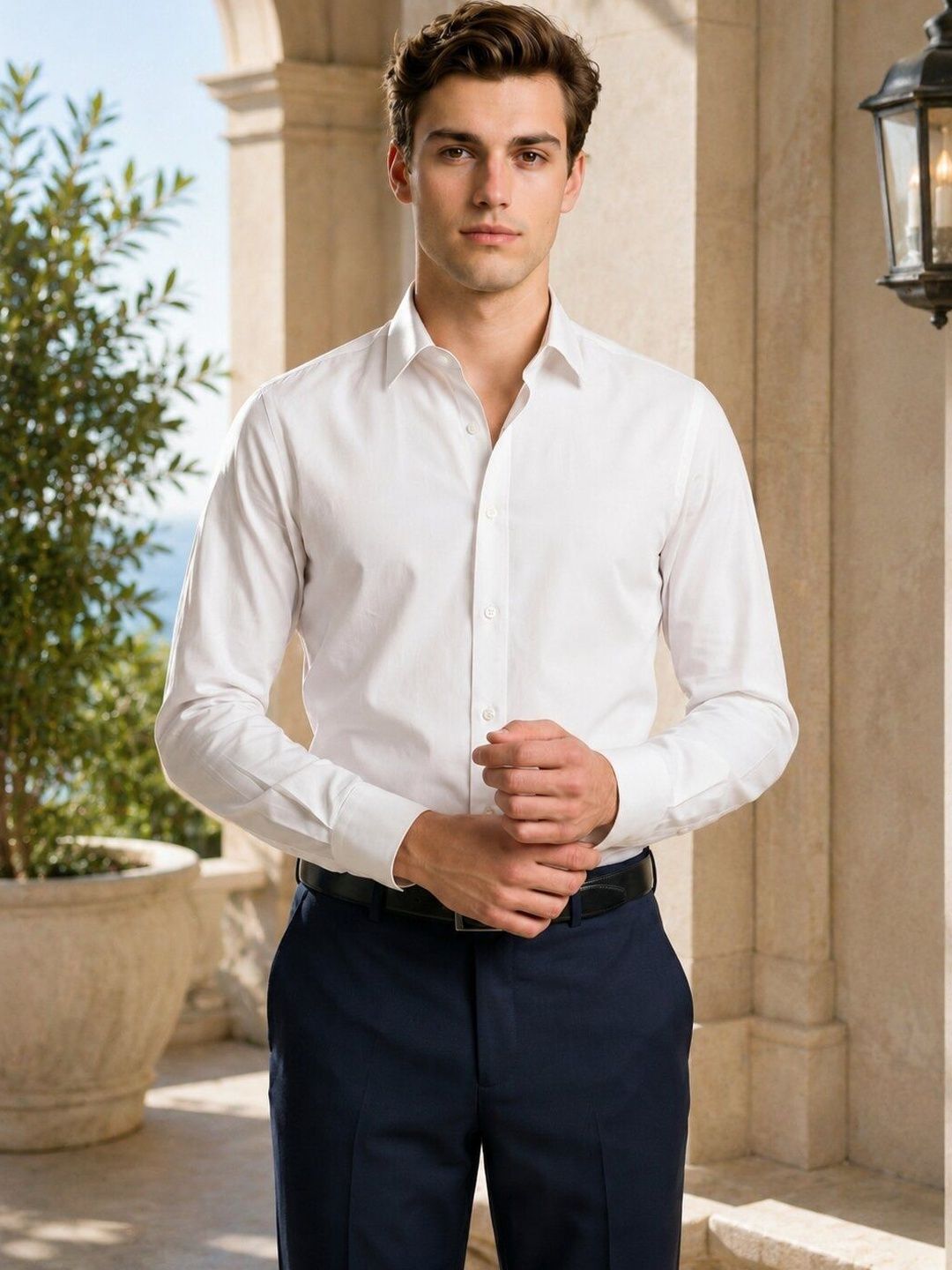Turtle Men Standard Slim Fit Formal Shirt-picture-40