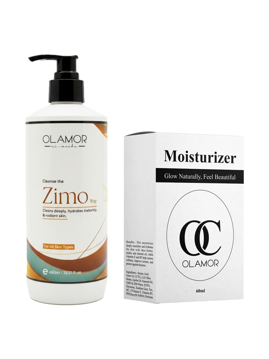OLAMOR Set Of Zimco Cleansing Milk - 450 g & OC Moisturiser -60 g-image-5