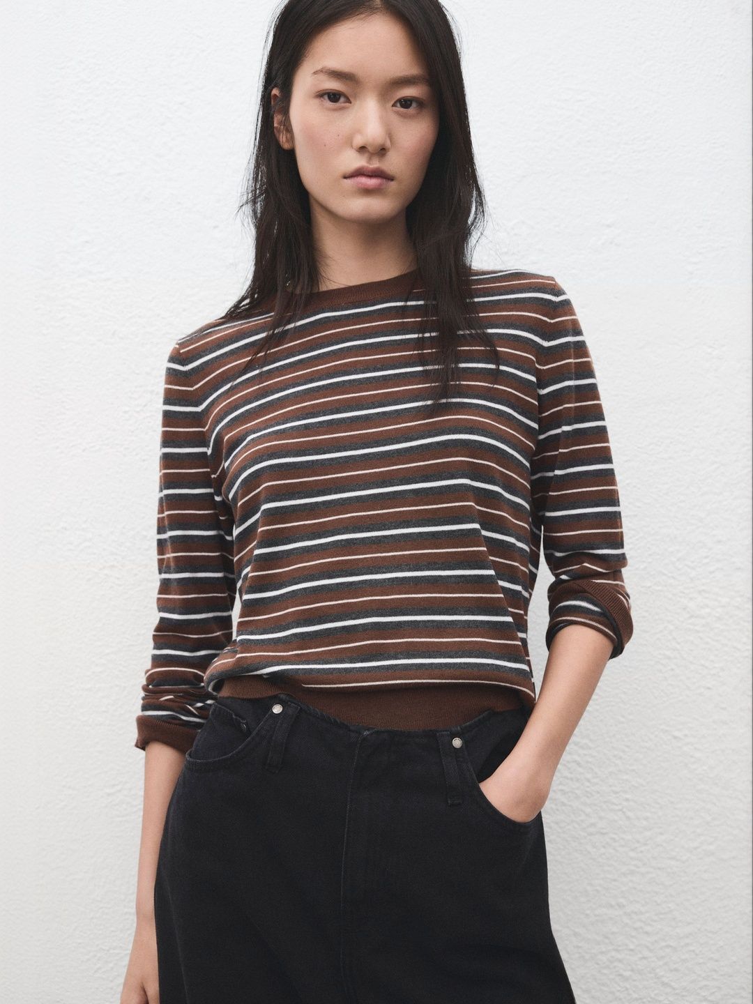 MANGO Striped Pullover Sweater-picture-55
