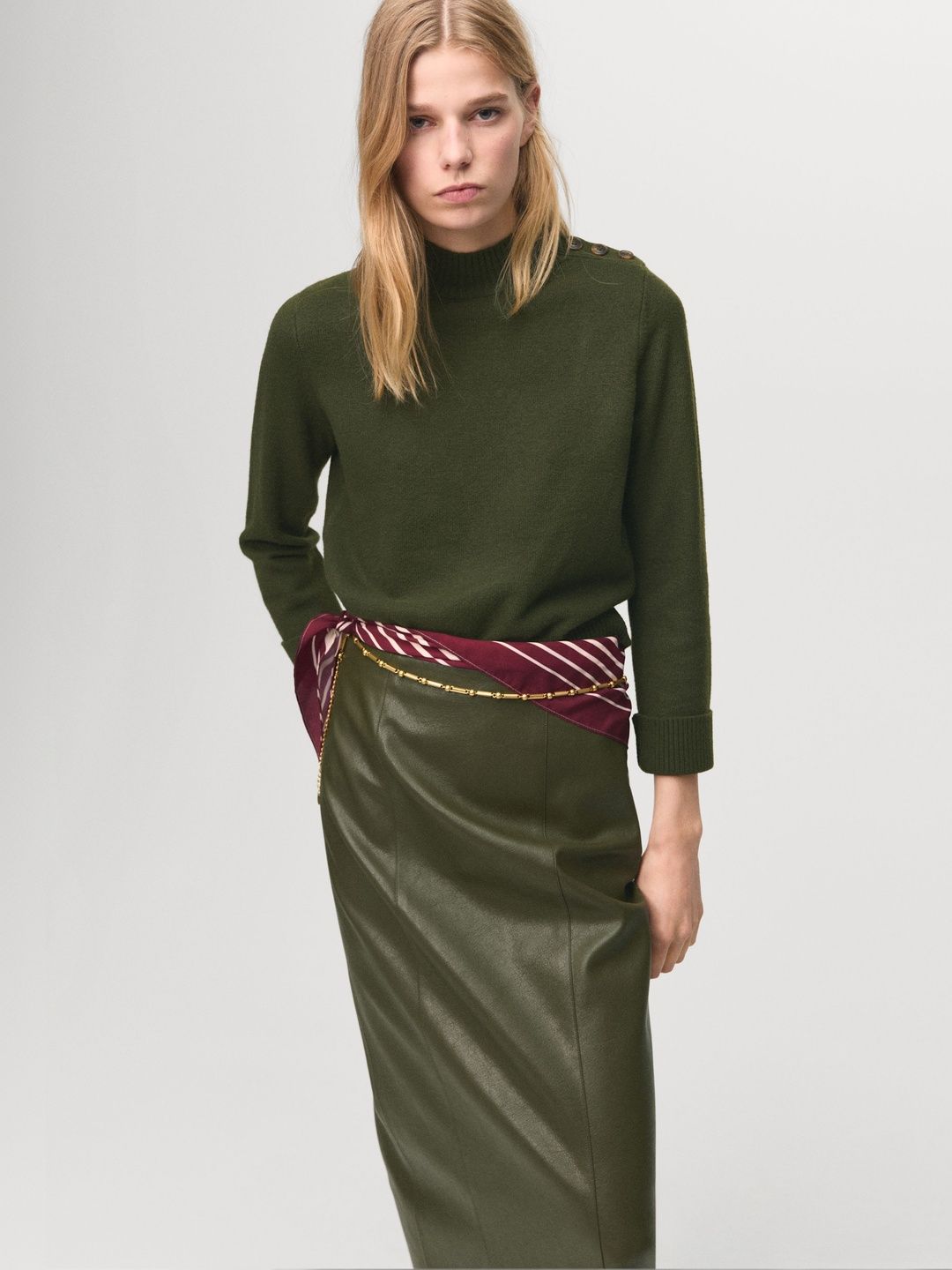 MANGO Button Detail Pullover Sweater-picture-13