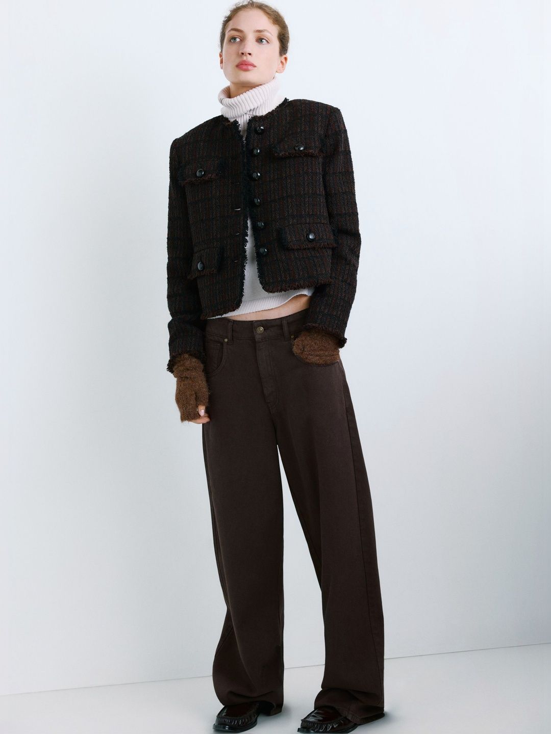 MANGO Women Crop Knitted Jacket-picture-15