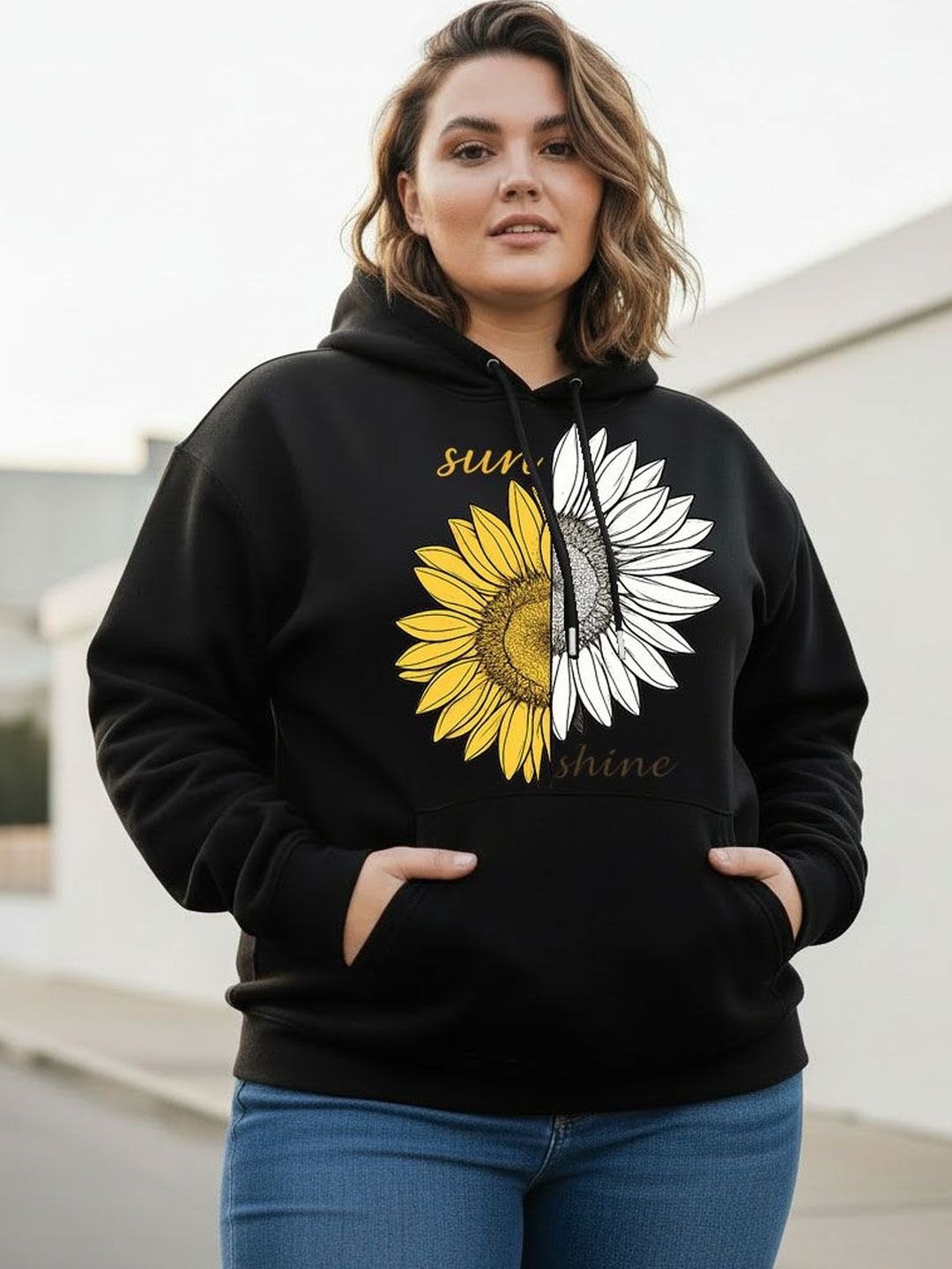 Moda Rapido Women Printed Hooded Sweatshirt-picture-44