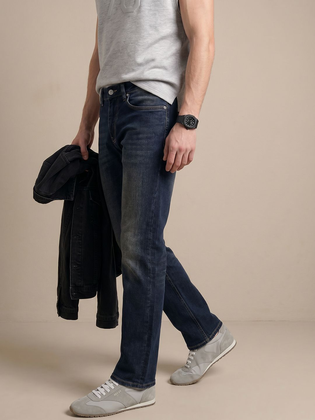 Nautica Men Straight Fit Light Fade Stretchable Jeans-image-45