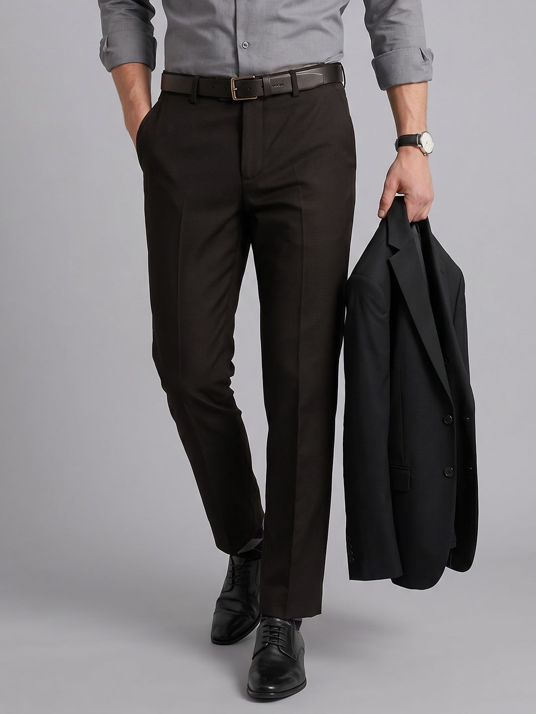 Arrow Men Flat-Front Formal Trouser-picture-22