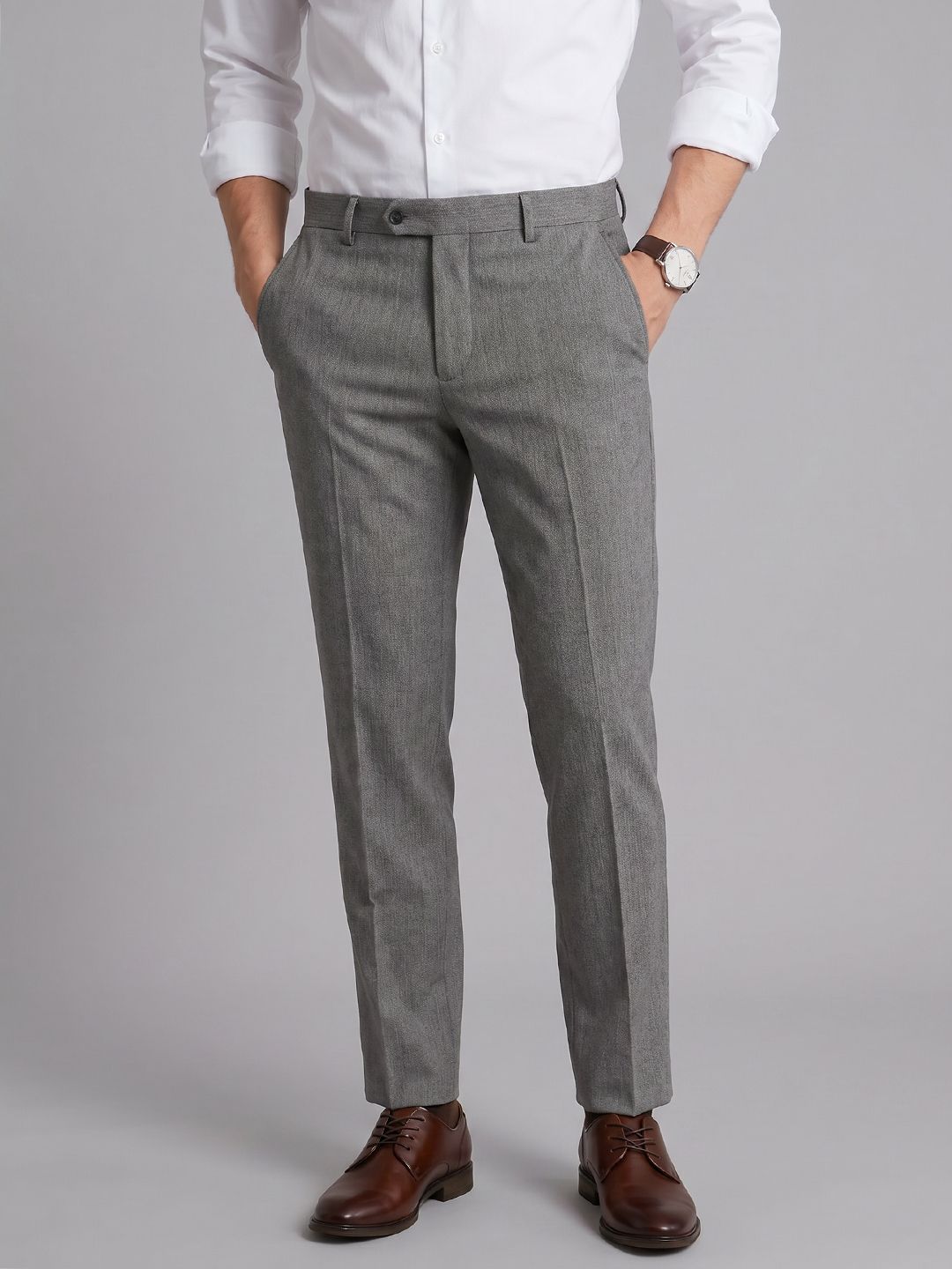 Arrow Men Flat-Front Formal Trouser-picture-23