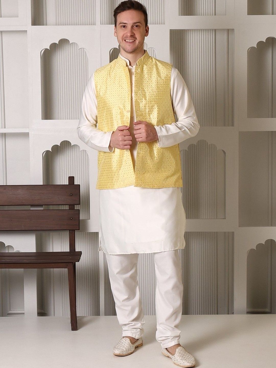APPIX Embroidered Nehru Jackets-picture-27