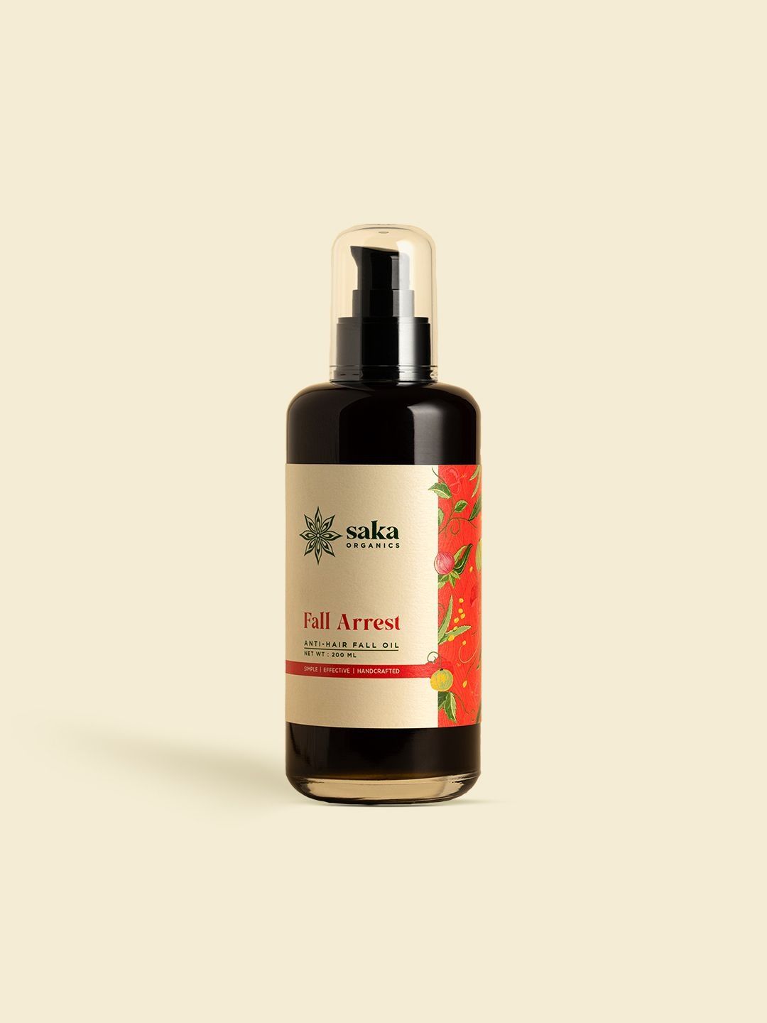 Saka Organics Anti-Hair Fall Oil With Amla, Hibiscus & Onion - 200 ml-image-36