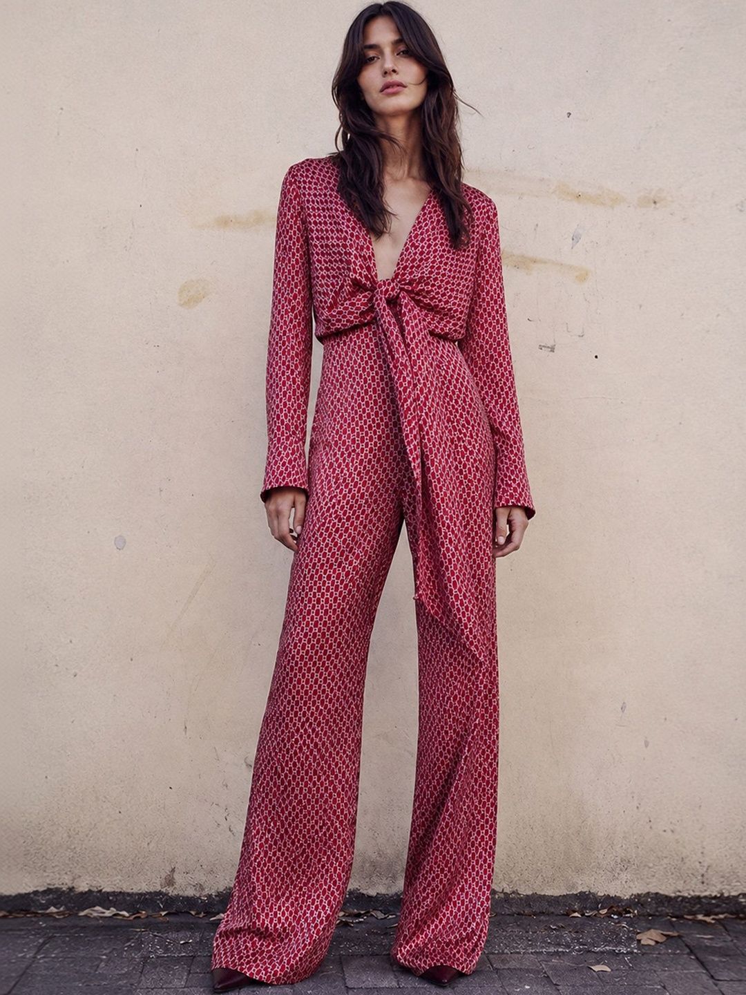 LULU & SKY Printed Culotte Jumpsuit-picture-13