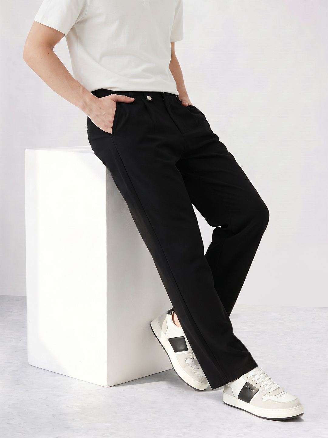 Aeropostale Men Smart Straight Fit Trousers-image-23
