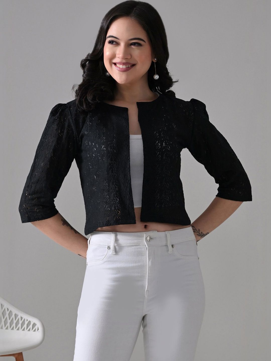 RAYWARE Women Crop Shrug-picture-36