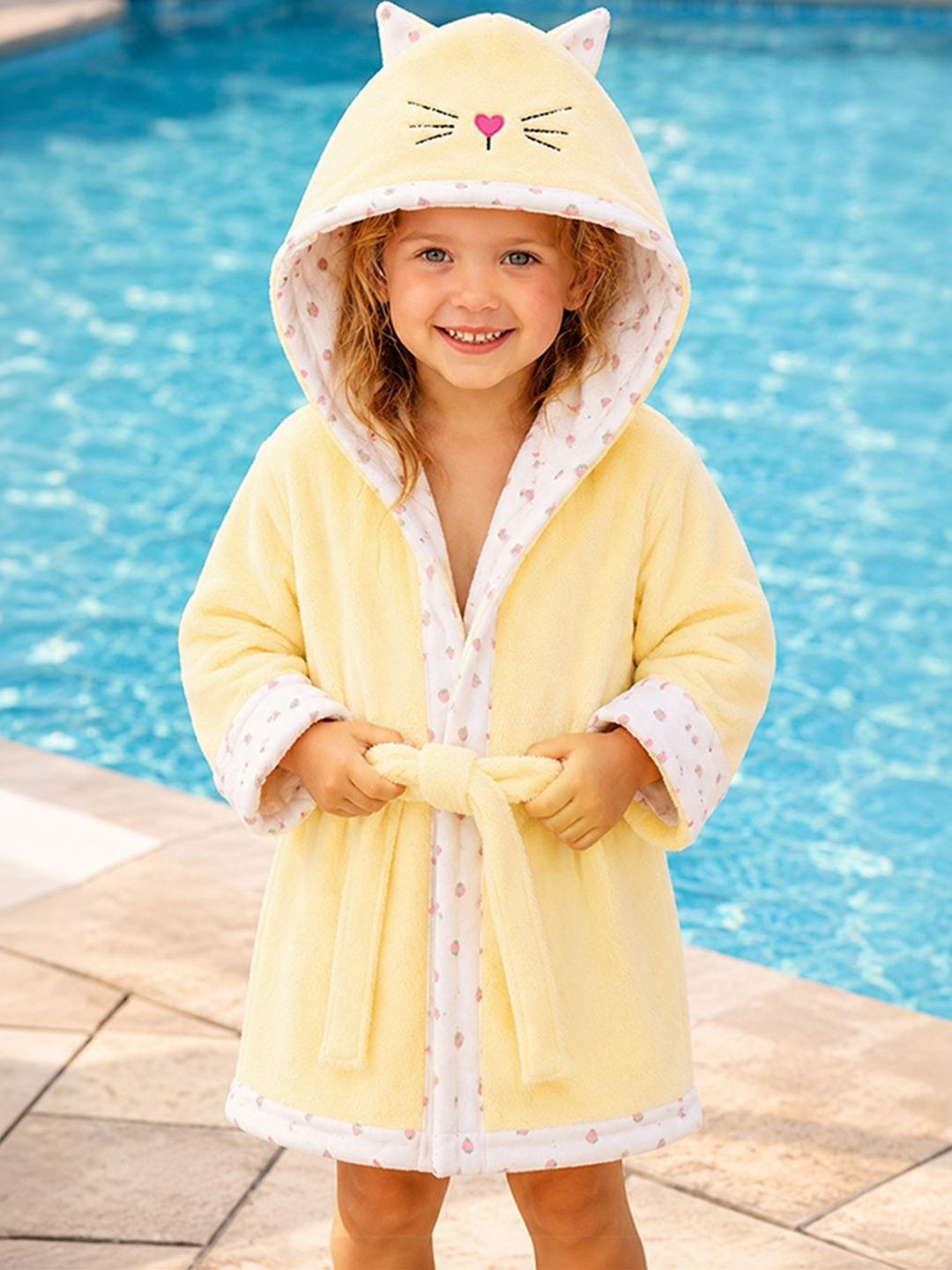 MiArcus Girls Knee Length Bath Robe-picture-16