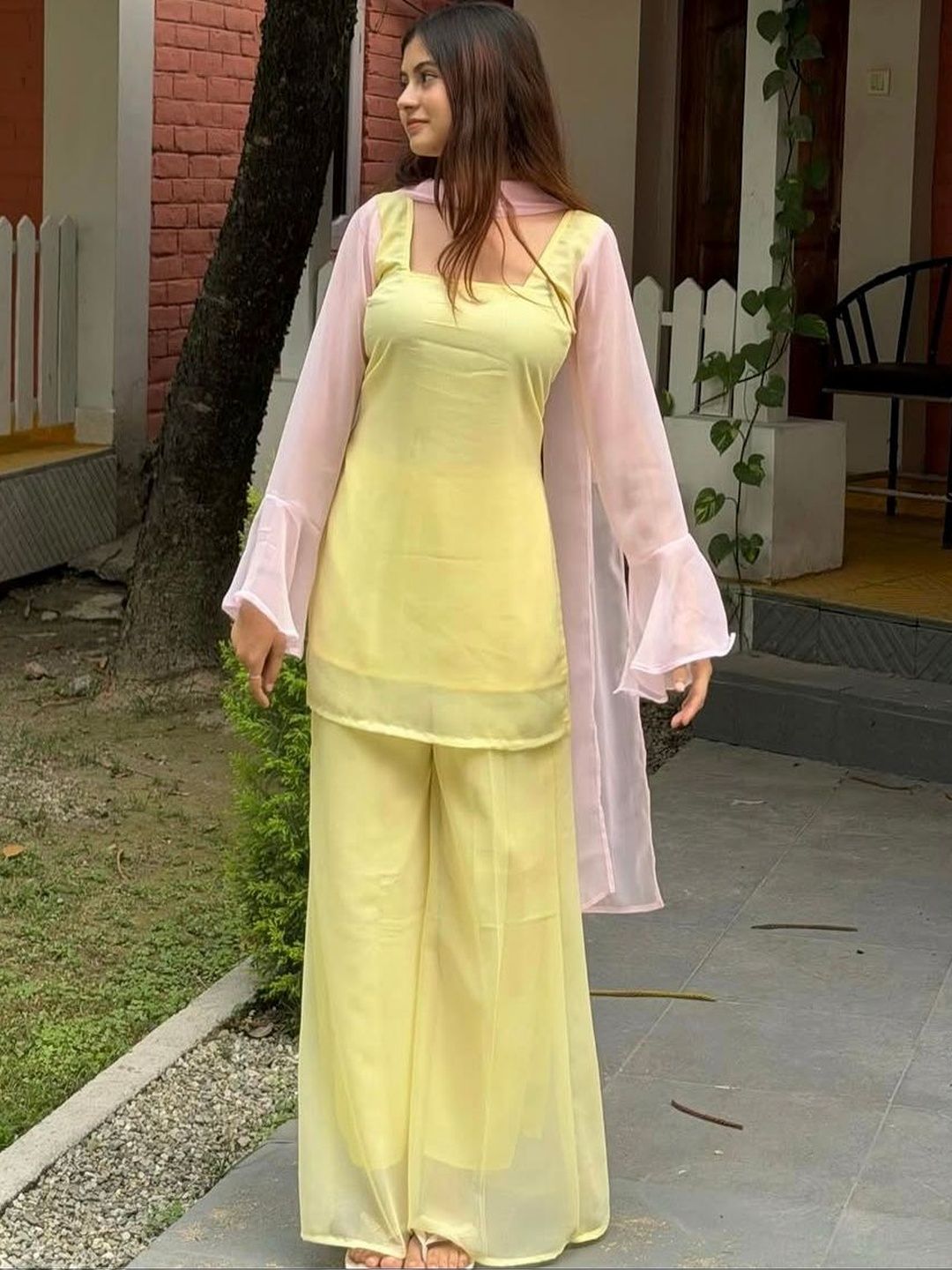 DISHWA FASHION Women Regular Kurta with Palazzos & With Dupatta-picture-28