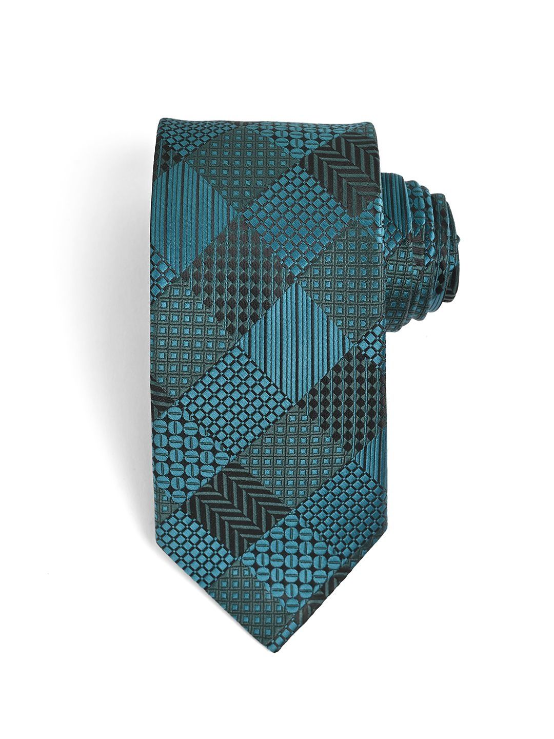 Cazzano Men Checked Skinny Tie-picture-49