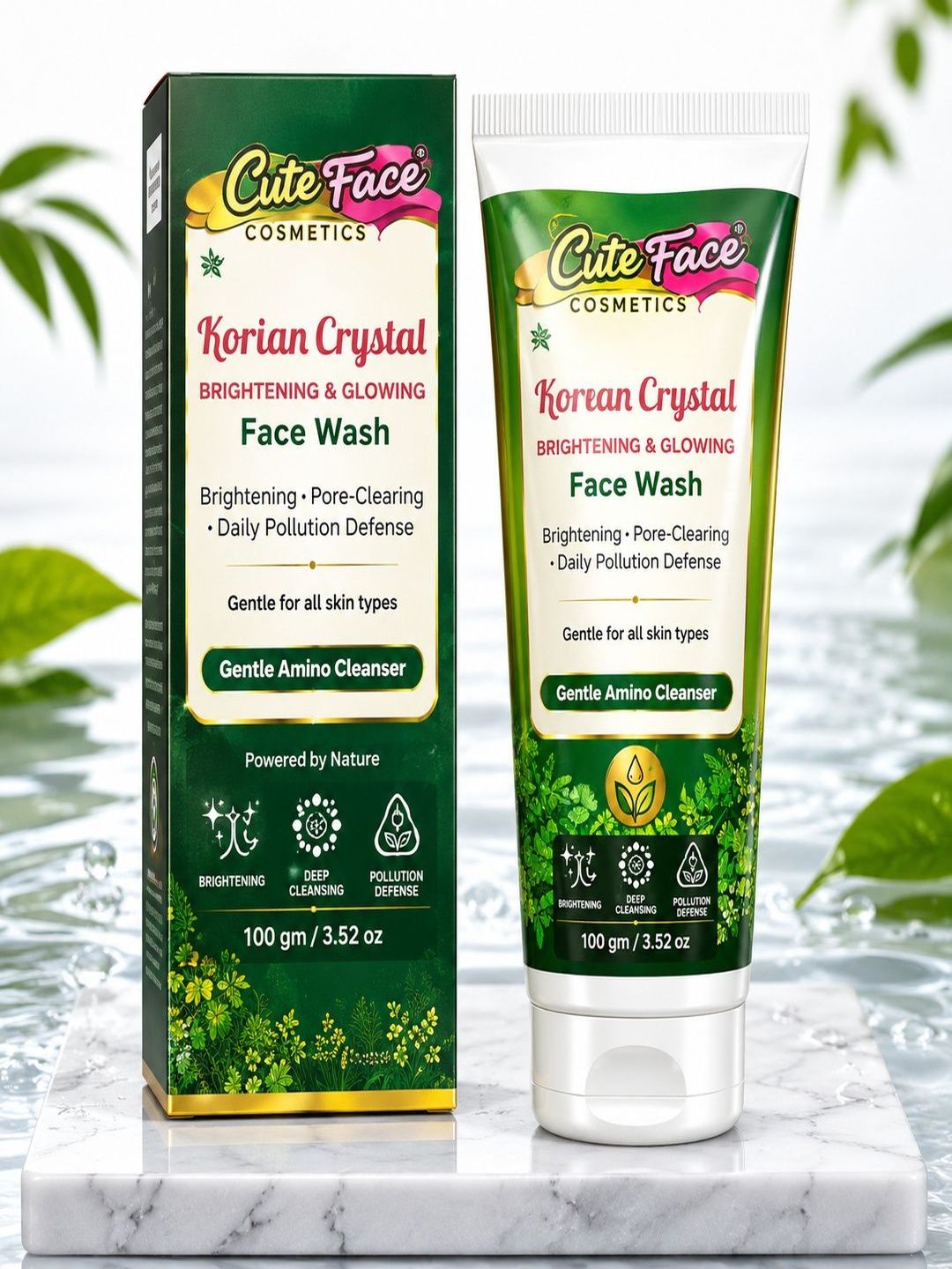 CUTE FACE COSMETICS Brightening & Glowing Face Wash - 100 g-image-5