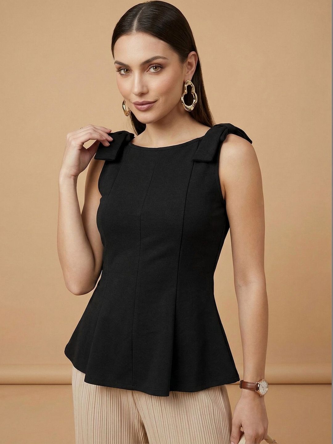Chemistry Peplum Top-picture-13