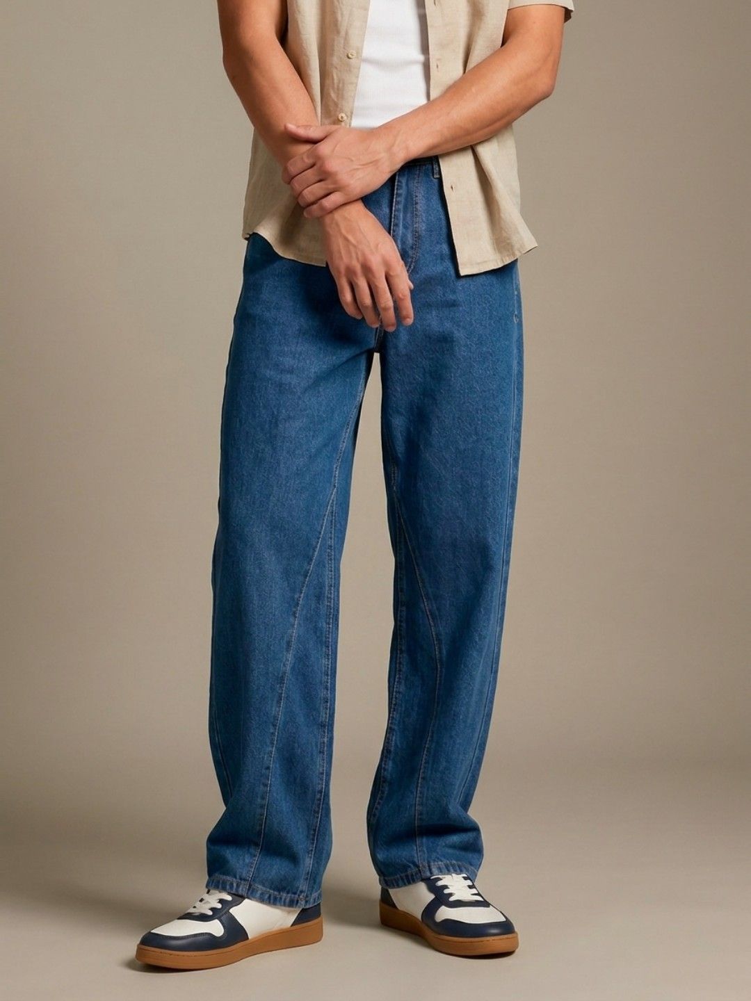 glitchez Men Baggy Fit Jeans-picture-14