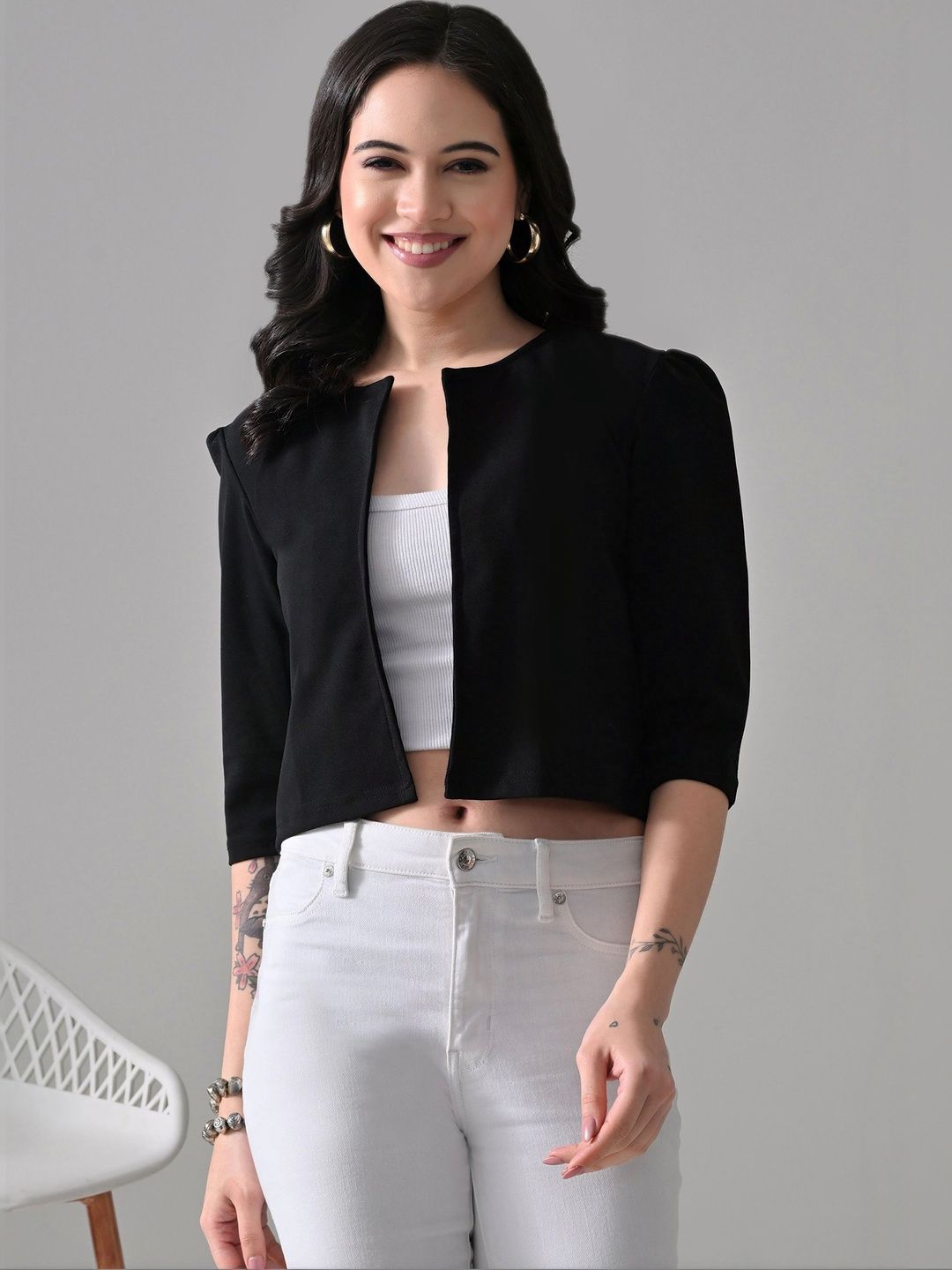 RAYWARE Women Crop Shrug-picture-25