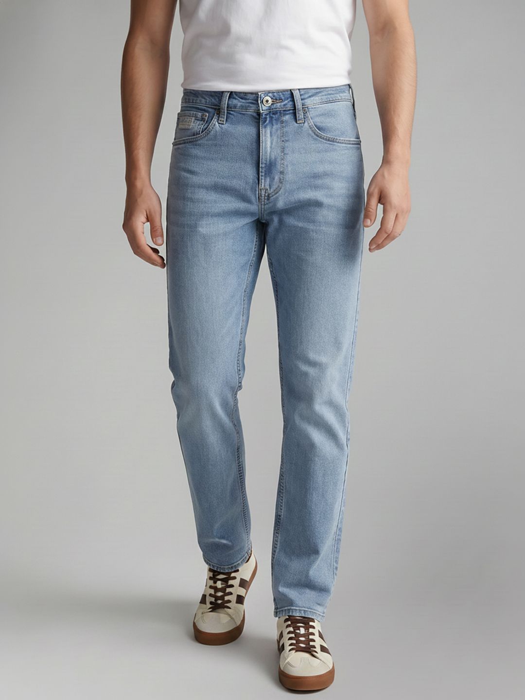 U.S. Polo Assn. Denim Co. Men Slim Fit Cole Cropped Stretchable Jeans-picture-34
