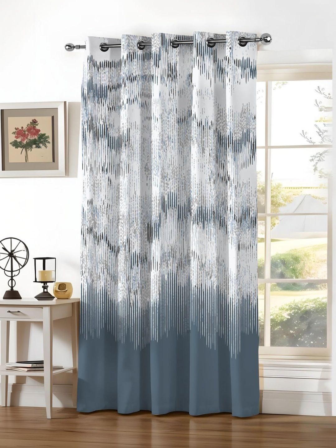 AAVIS DECOR Blue Black Out Window Curtain-picture-19