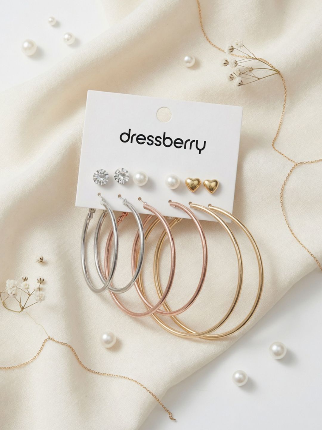 DressBerry Circular Hoop Earrings-picture-28