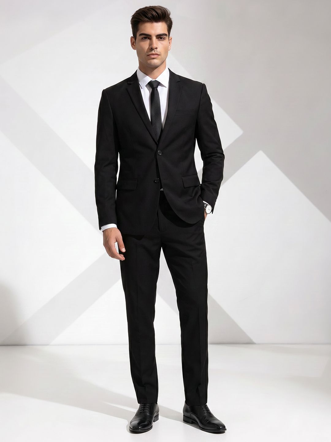 INVICTUS Notched Lapel 2-Piece Formal Suits-picture-57