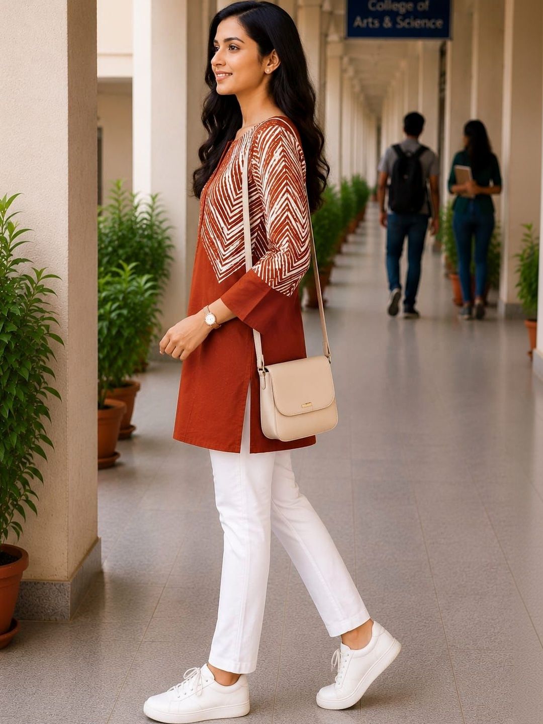 ROSHNI Geometric Printed Kurti-picture-26