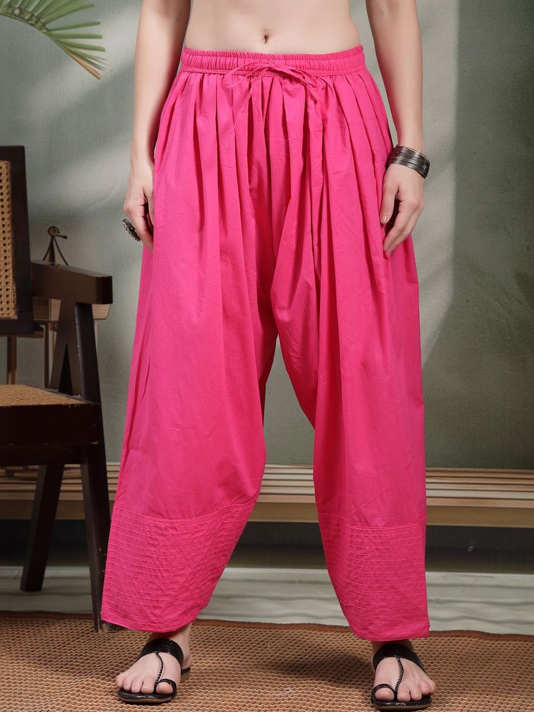 KALINI Women Loose Fit Cotton Salwar-picture-48