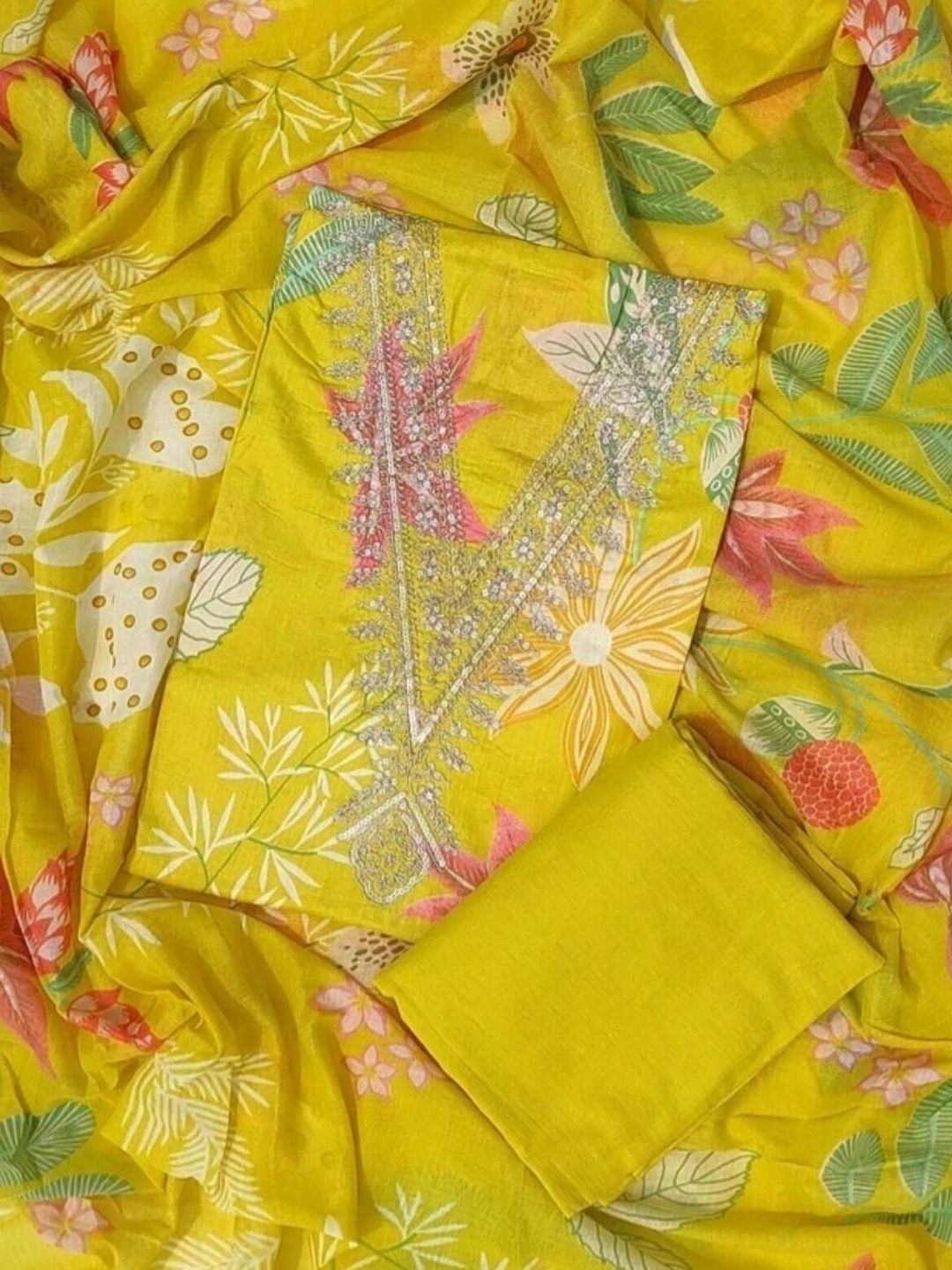 GC 80 BY GAURI COLLECTION Printed Pure Cotton Unstitched Dress Material-picture-47
