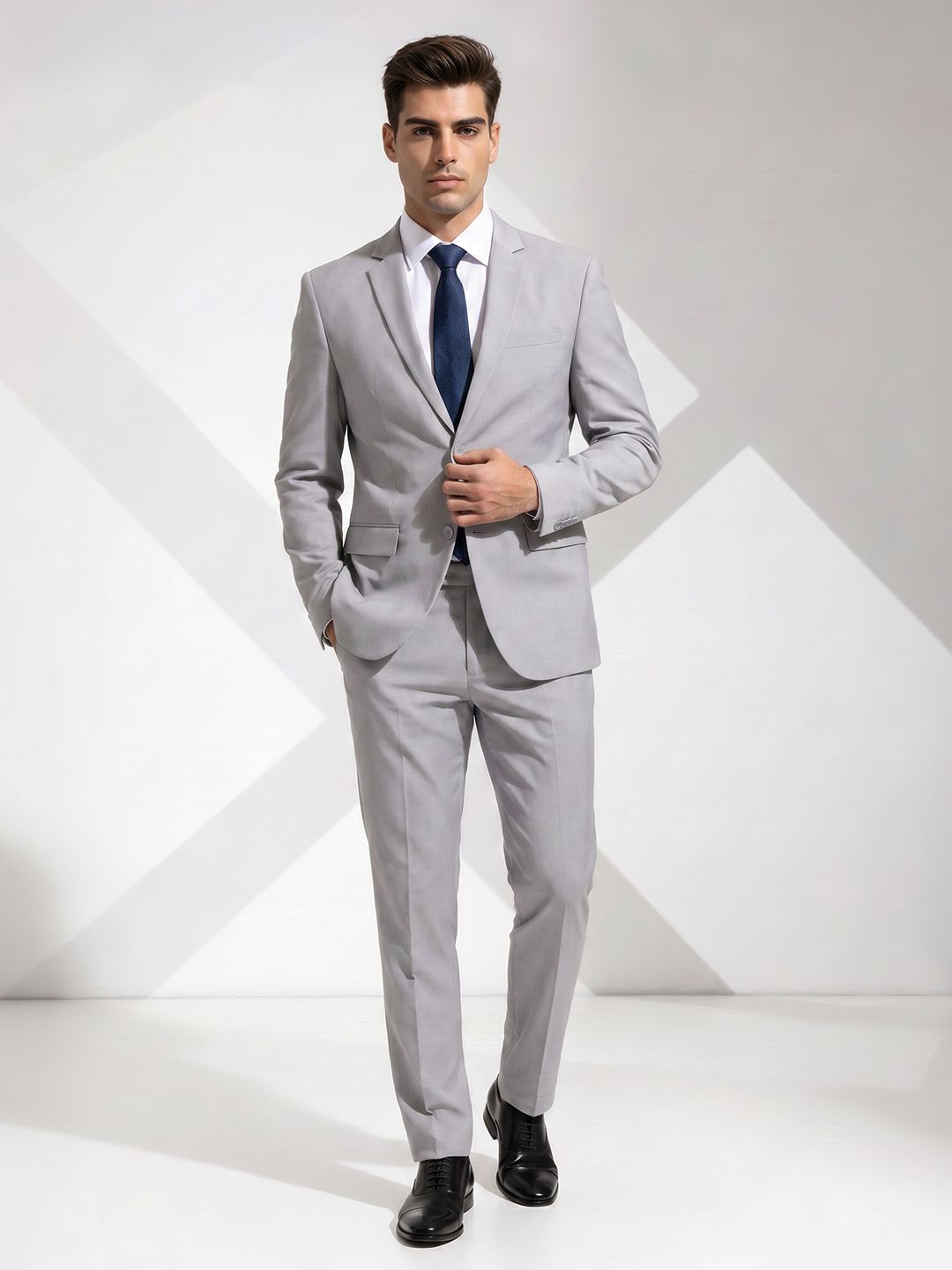 INVICTUS Notched Lapel 2-Piece Formal Suits-picture-41
