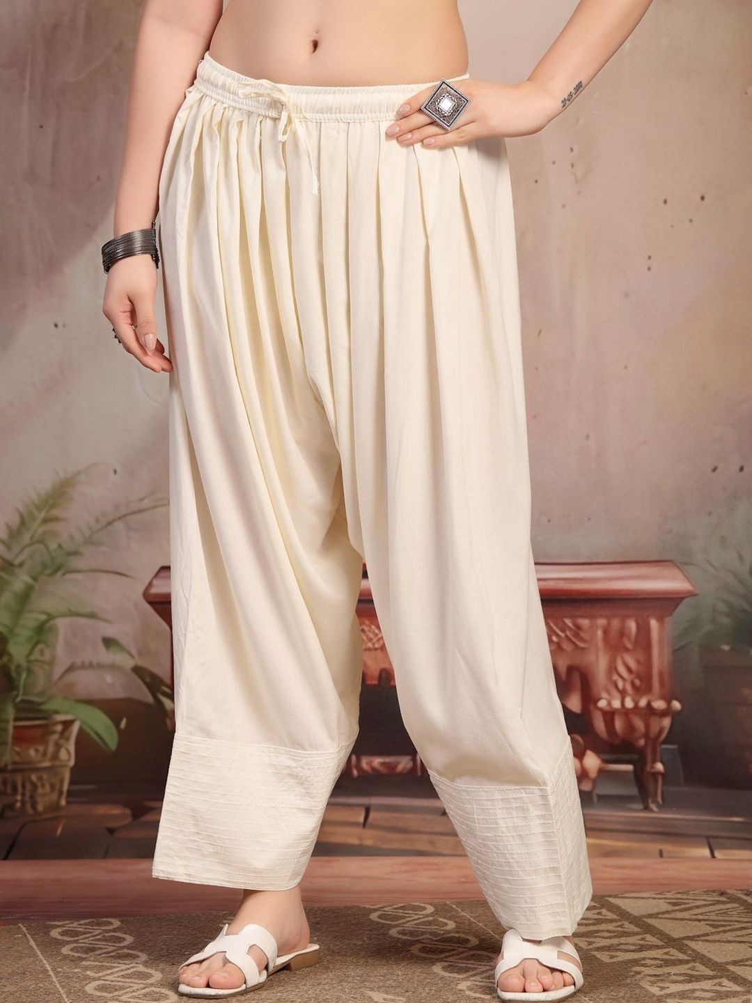KALINI Women Loose Fit Viscose Rayon Salwar-image-38