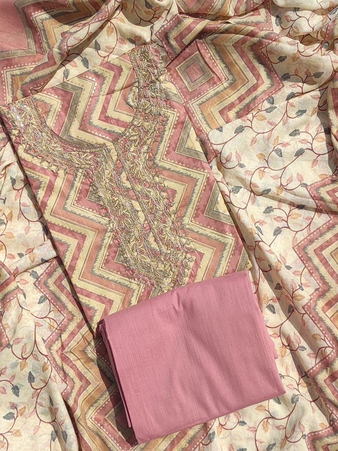 GC 80 BY GAURI COLLECTION Printed Pure Cotton Unstitched Dress Material-picture-20