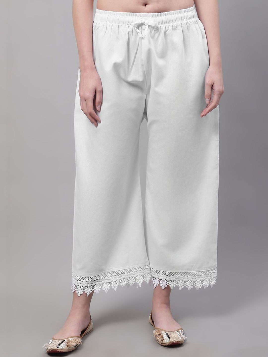 KALINI Women Embellished Flared Ethnic Palazzos-image-36