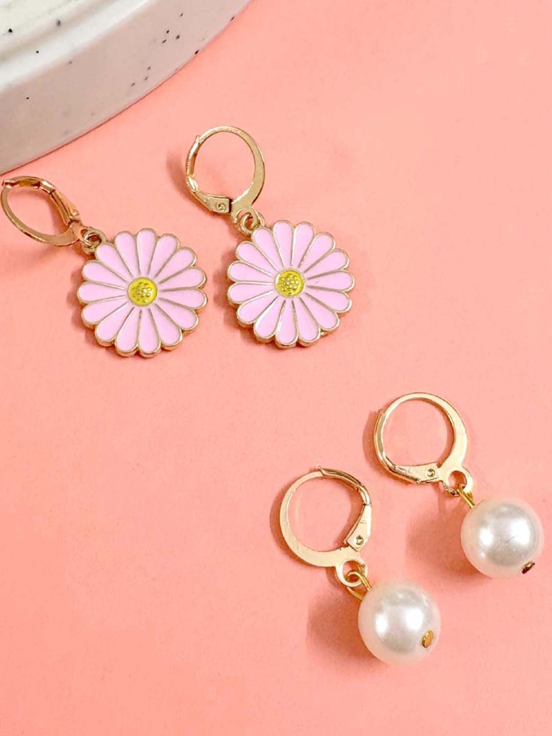 DressBerry Floral Drop Earrings-picture-26