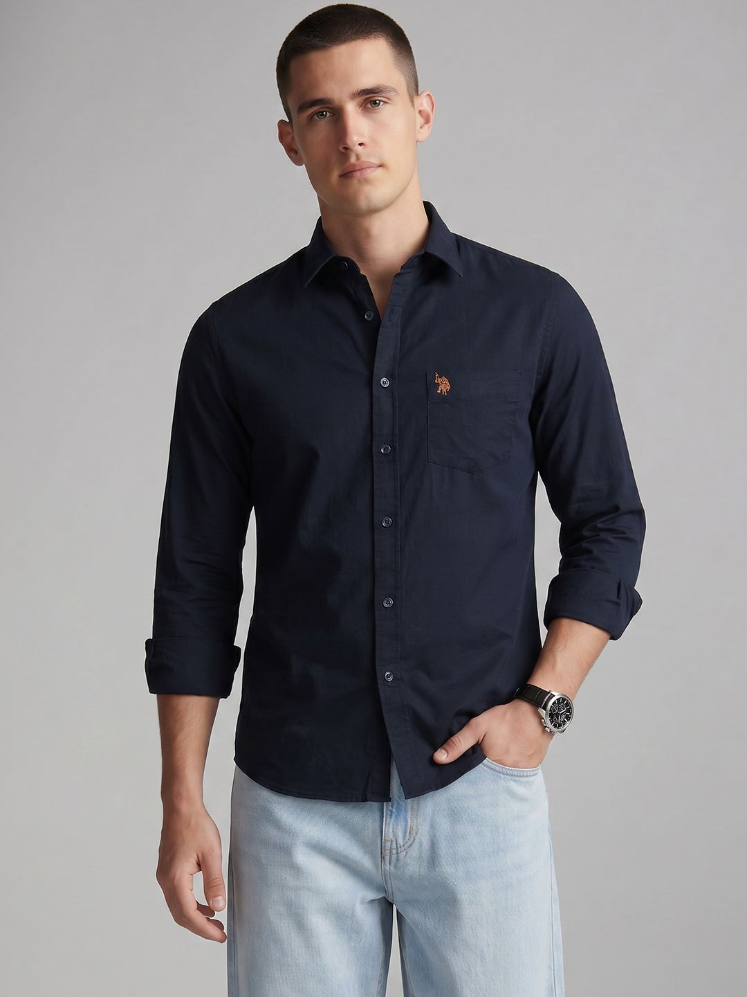 U.S. Polo Assn. Tailored Fit Casual Shirt-picture-56