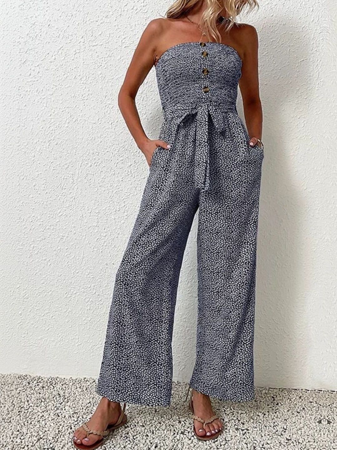 StyleCast Off-Shoulder Printed Jumpsuit-picture-23