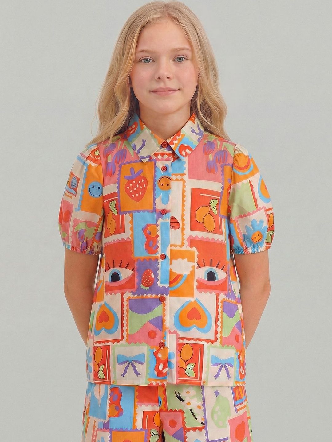 Vero Moda Girls Printed Casual Shirt-picture-48