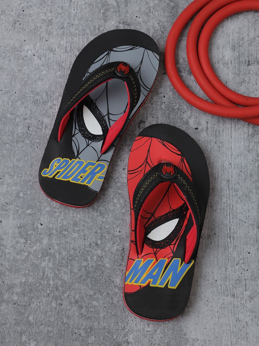 Kids Ville Boys Spider-Man Printed Thong Flip-Flops-picture-43