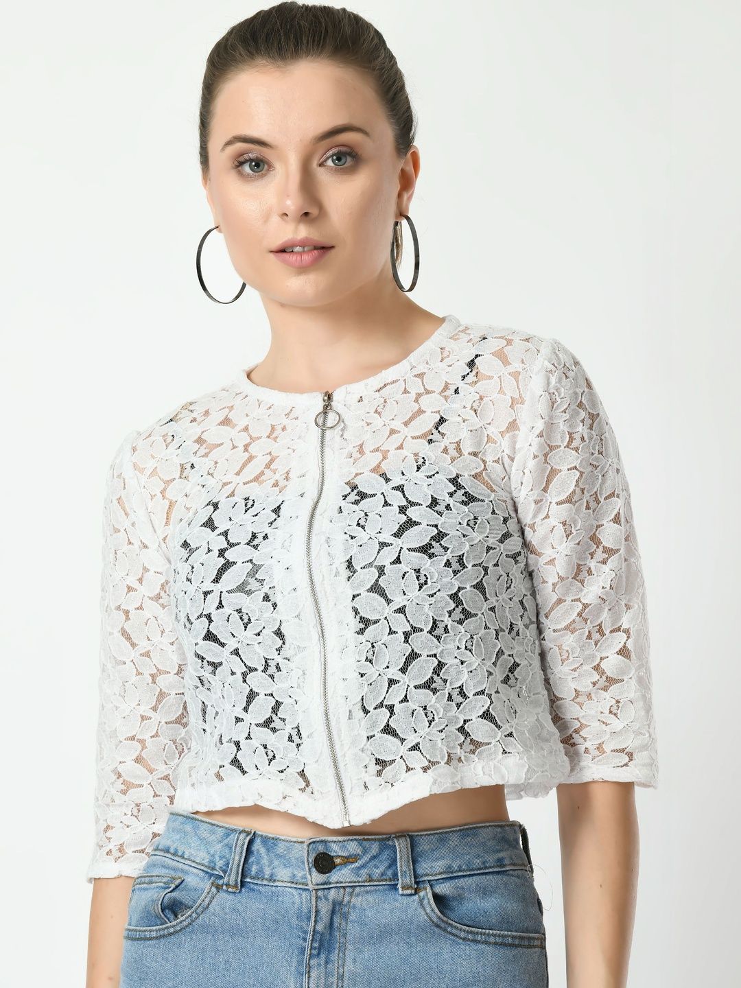 RAYWARE Women Crop Shrug-picture-33
