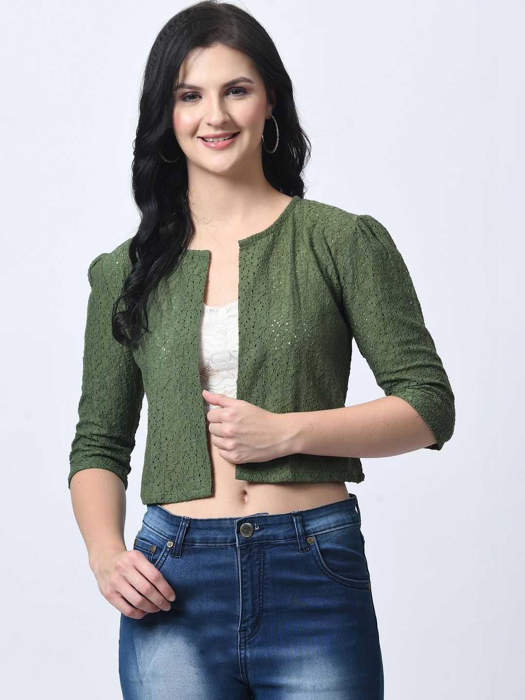 RAYWARE Women Crop Shrug-picture-23