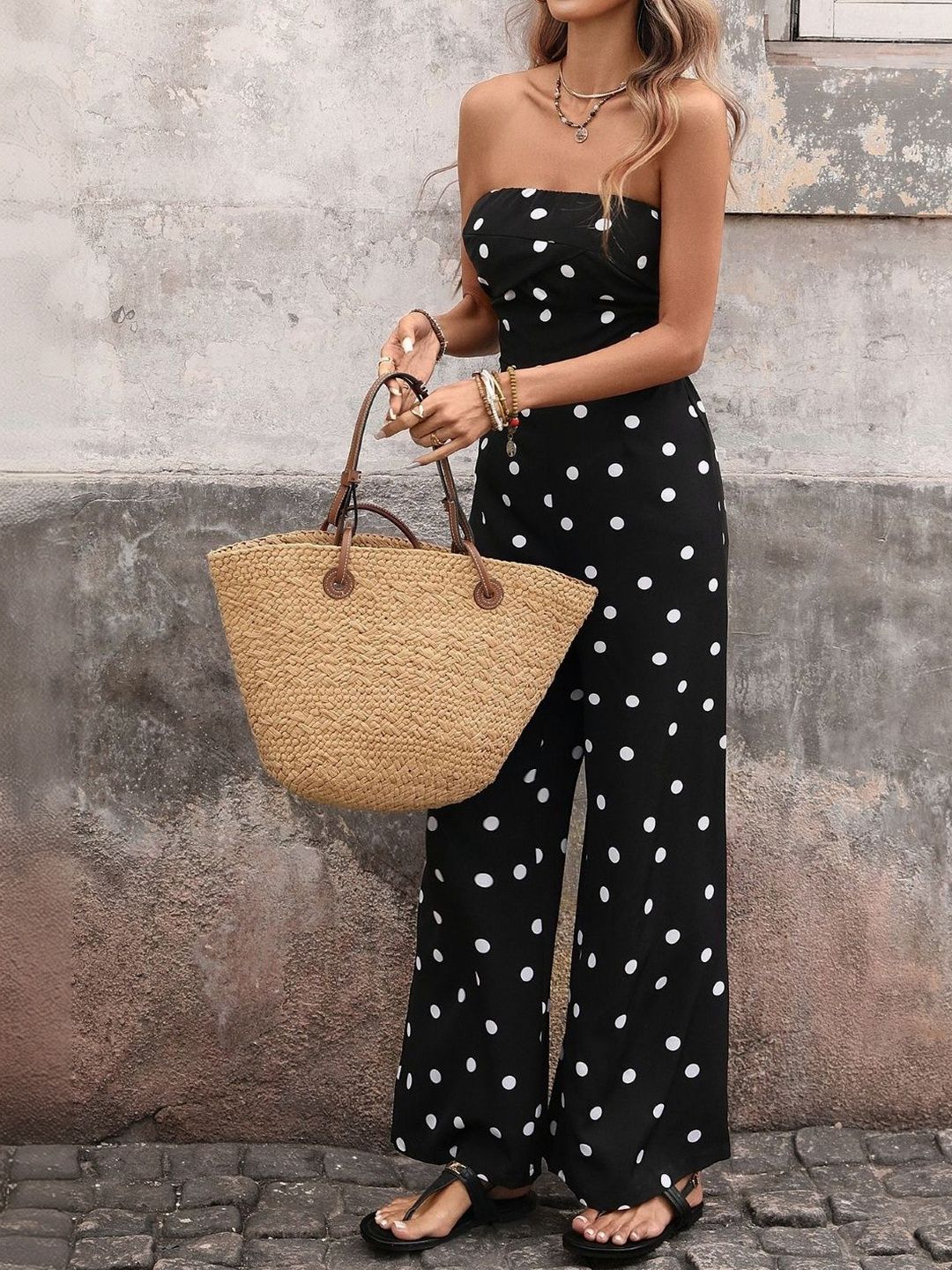 StyleCast Off-Shoulder Printed Jumpsuit-picture-34