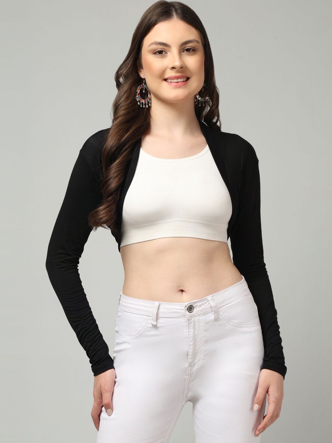 RAYWARE Women Crop Shrug-picture-25